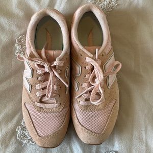Baby Pink New Balance Tennis Shoes